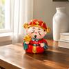 Cartoon Wealth Figurines Handmade Desk Ornament Desktop Decoration Cute Resin Statue for