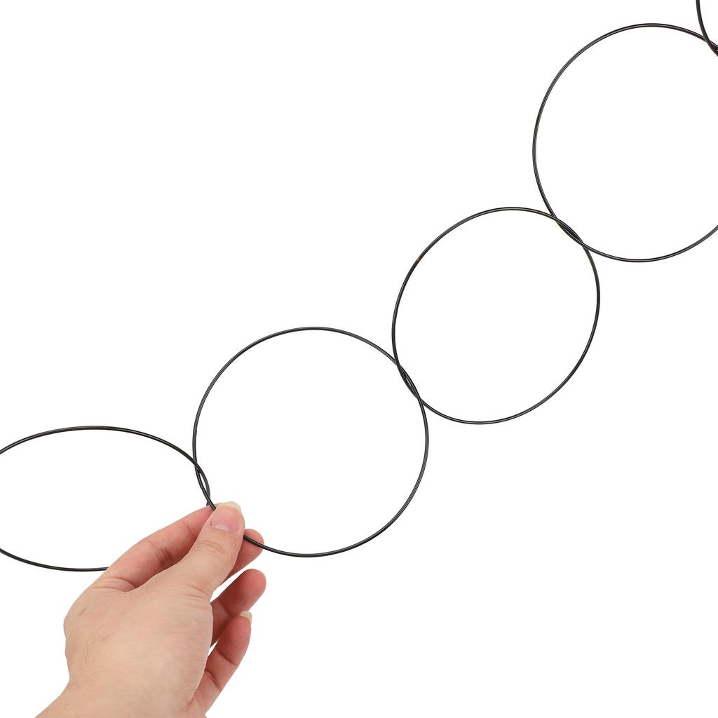 Chain Plant Support Black Stainless Steel Round Wall Chain Plant Vine Support for Climbing Plant Pot