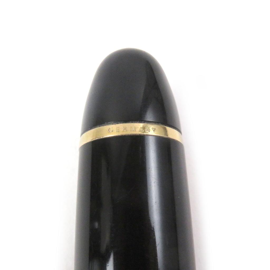 Very Good MONTBLANC fountain pen 149 Meisterstck Cap type Black gold 14C mens Used