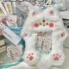 Plush Cute Korean Style Card Holder: Student Backpack Pendant & Bus Pass Cover