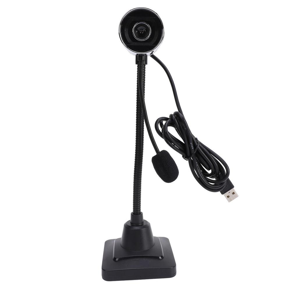 External USB Camera 480P HD with Noise Canceling Microphone Alloy for Video Calling Online Class