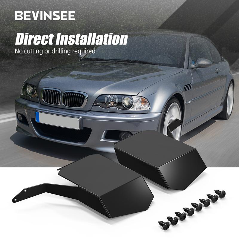 BEVEE 1 Pair Air Induction Intake Scoops for BMW E60 E61 520i 525i 530i 535i 520d 525d 530d 535d M5 2007-2010