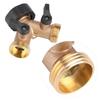 Brass Water Tap Adapter 2 Way Y Shape 3Celsius4 Hose Connector Garden Irrigation ( )