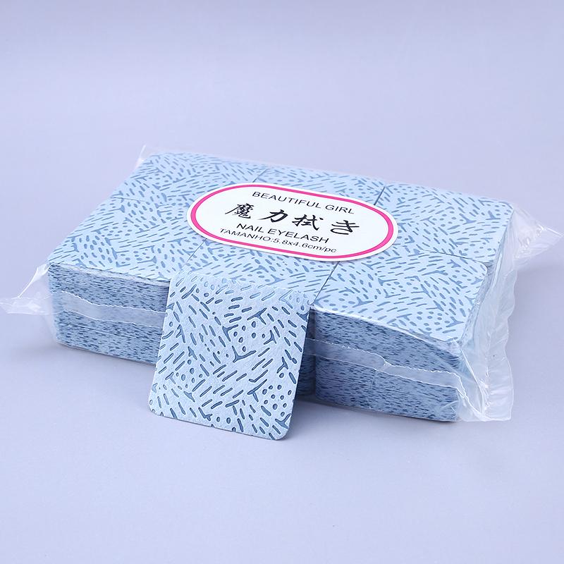 New Eyelash Extension Glue Nozzle Wipes Paper Cotton Glue Bottle Mouth Cleaning Remover Paper Cleaner Pads