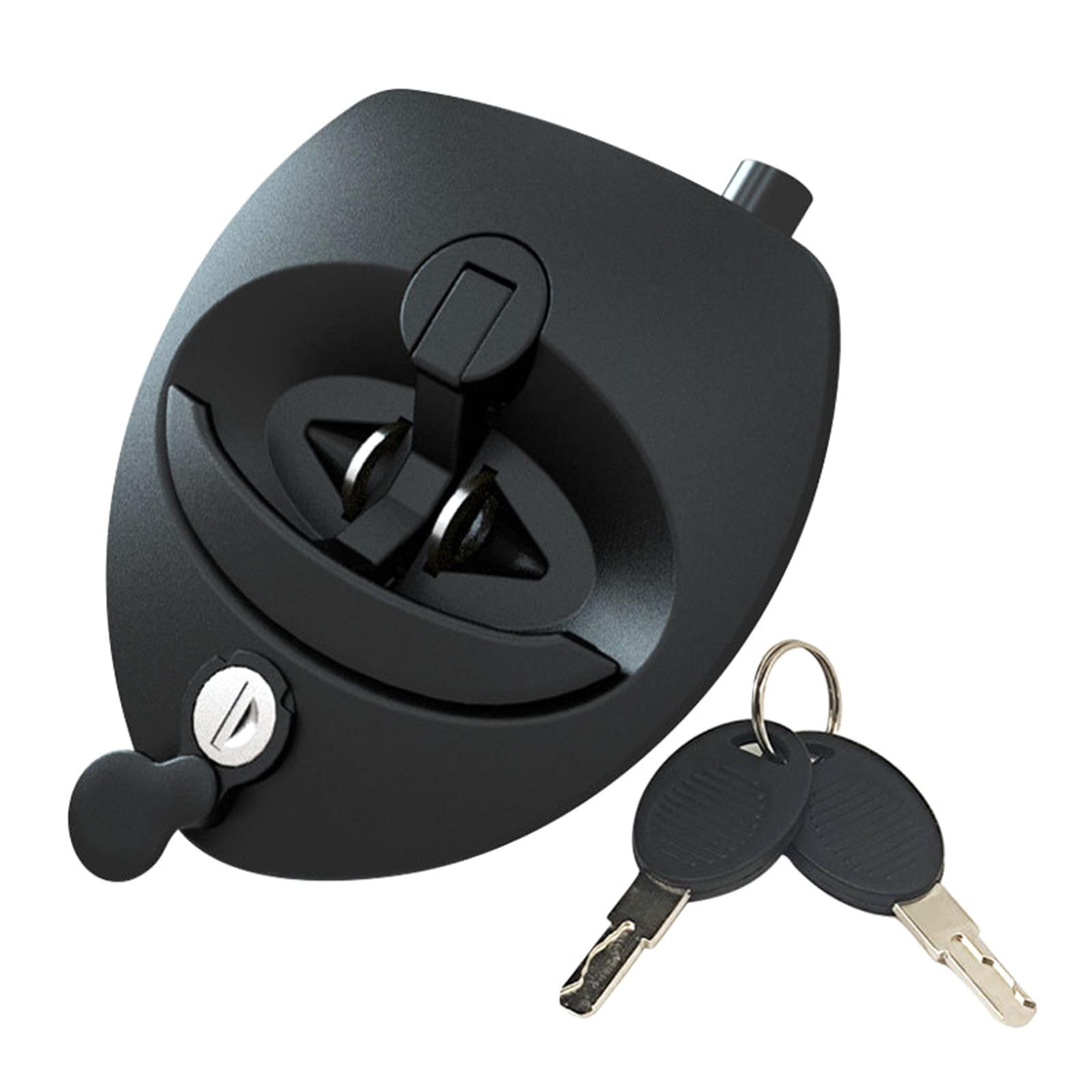 

Защелка для ящика, универсальный замок для шкафа автофургона, замок для двери кабины прицепа, защитный замок для мебели, сменная защелка и ключи 1