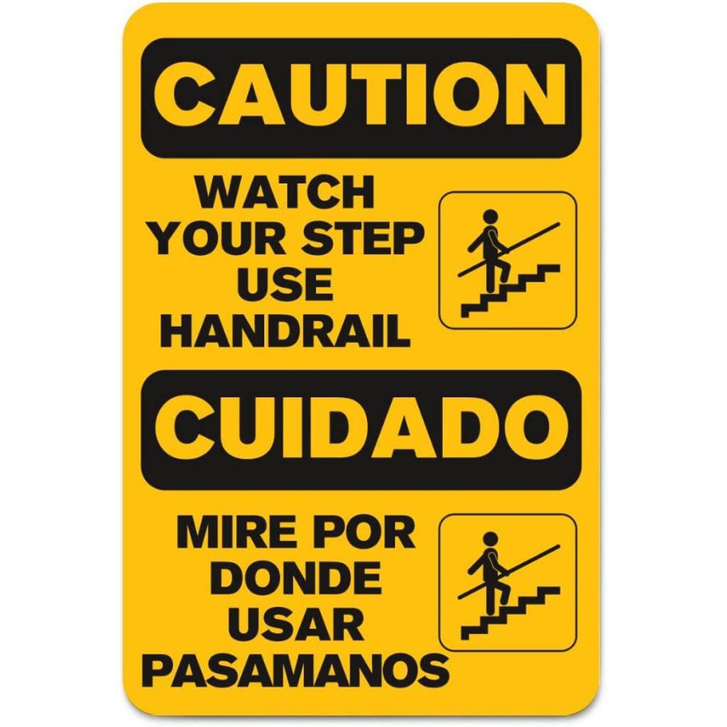 Caution Metal Tin Signs Warning Wall Decoration Plaque Vintage Art Poster Iron Painting for Man Cave Home Cafe Garden Club Bar