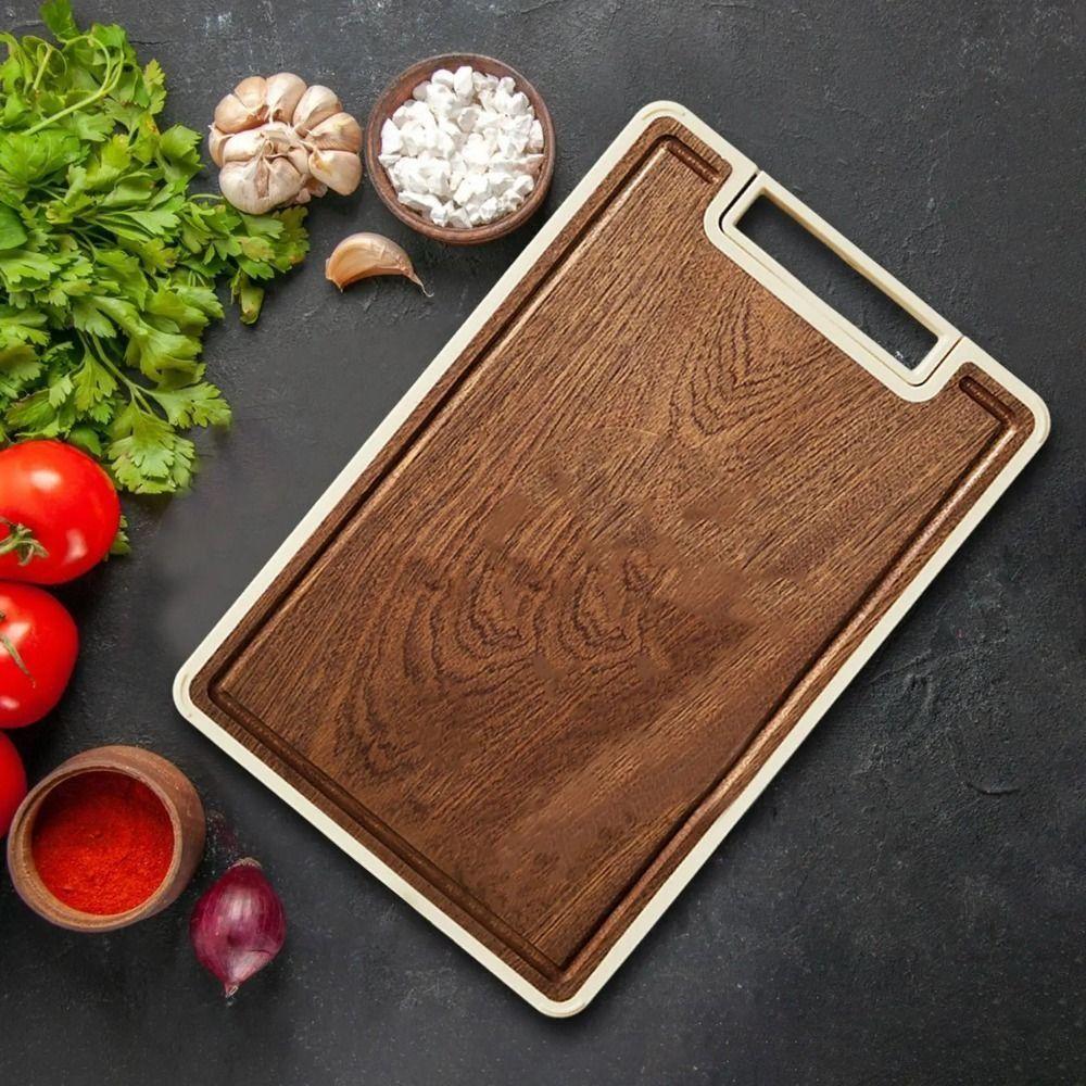 Anti-Bacterial Wood Chopping Board Anti-Mold Kitchen Chopping Block  Cooking Preparation