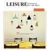 JM7306 Waterproof PVC Chandelier Wall Sticker for Bedroom, Living Room, Entrance, and TV Background Decoration.