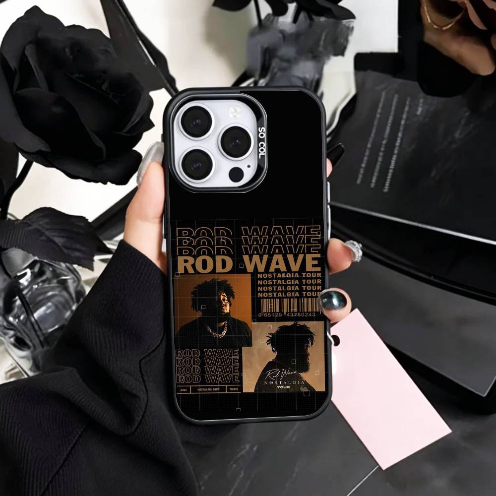 25 R-Rod W-Wave Rapper Phone Case For iPhone17,16,15,14,13,12,11 Plus,Pro Max Colored Silver Plated Inside Cover