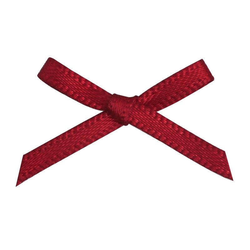 100pcs Double Sided Polyester Ribbon Mini Bows for Nail Art, Lingerie, Socks Clothing Trim Craft Supplies