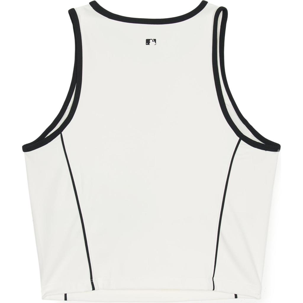 New MLB New York Yankees Tank Top Women's Cream 3FTKB0153-50IVS