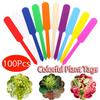 Plant Tags Garden Plant Labels Plastic Reusable 100pcs