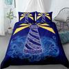 Beautiful Pink Sunset Boat Duvet Cover Set Sea Boat Comforter Cover Polyester Bedding Set With Pillowcase For Kids Boys Girls