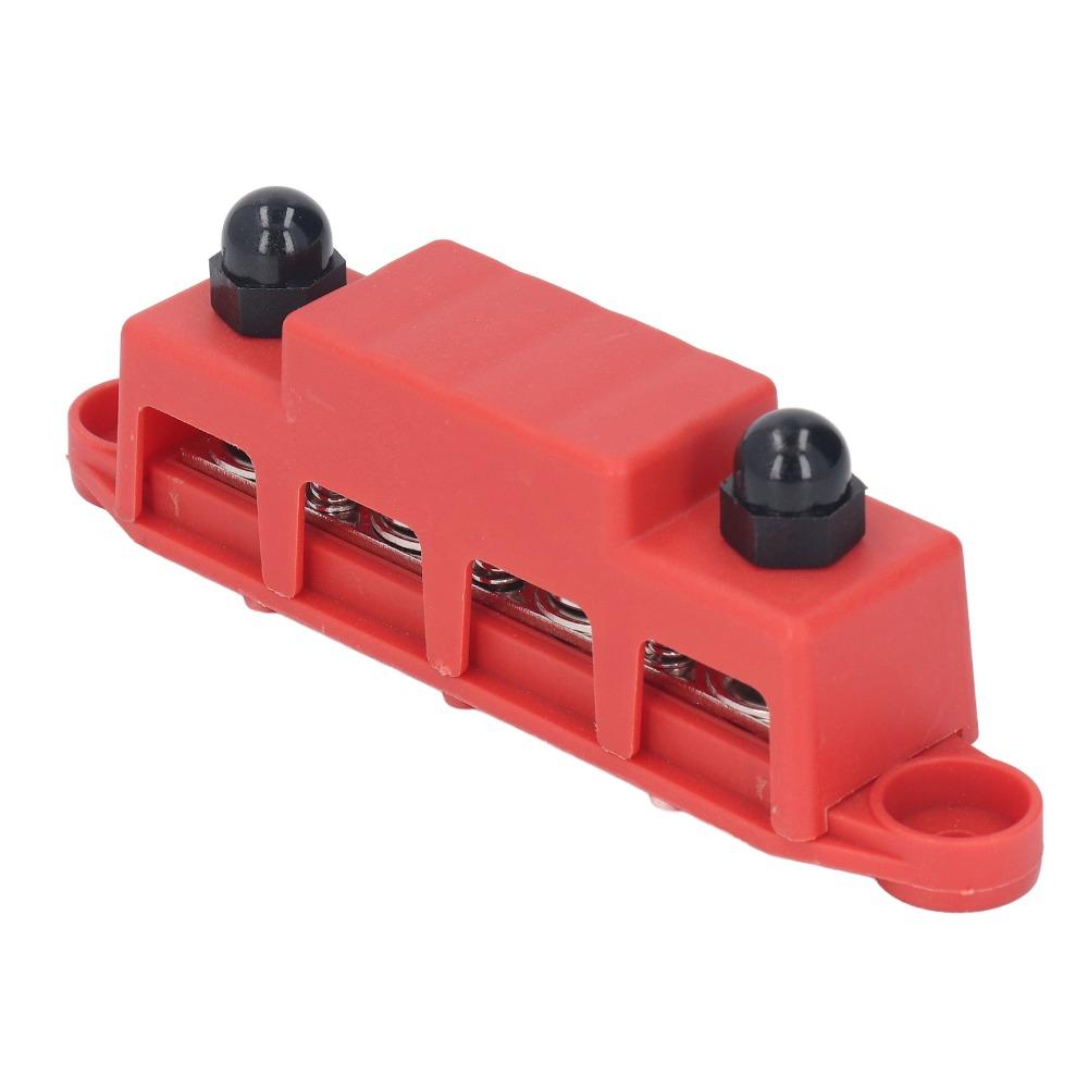 48VDC 250A 4 Position Bus Bar M10 3/8 Power Distribution Block  Marine