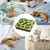 Cat Puzzle Toy Indoor Cats Scratch Interactive Puzzle Toy Kitten Playing Maze With Bell Balls For Home Indoor Living Room Kitten