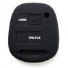 Silicone cover for keyless entry Black Vitz Estima Corolla Passo bB Auris Kluger Move Mira Tanto Hijet Atrai Mira Gino Boon for a perfect smooth