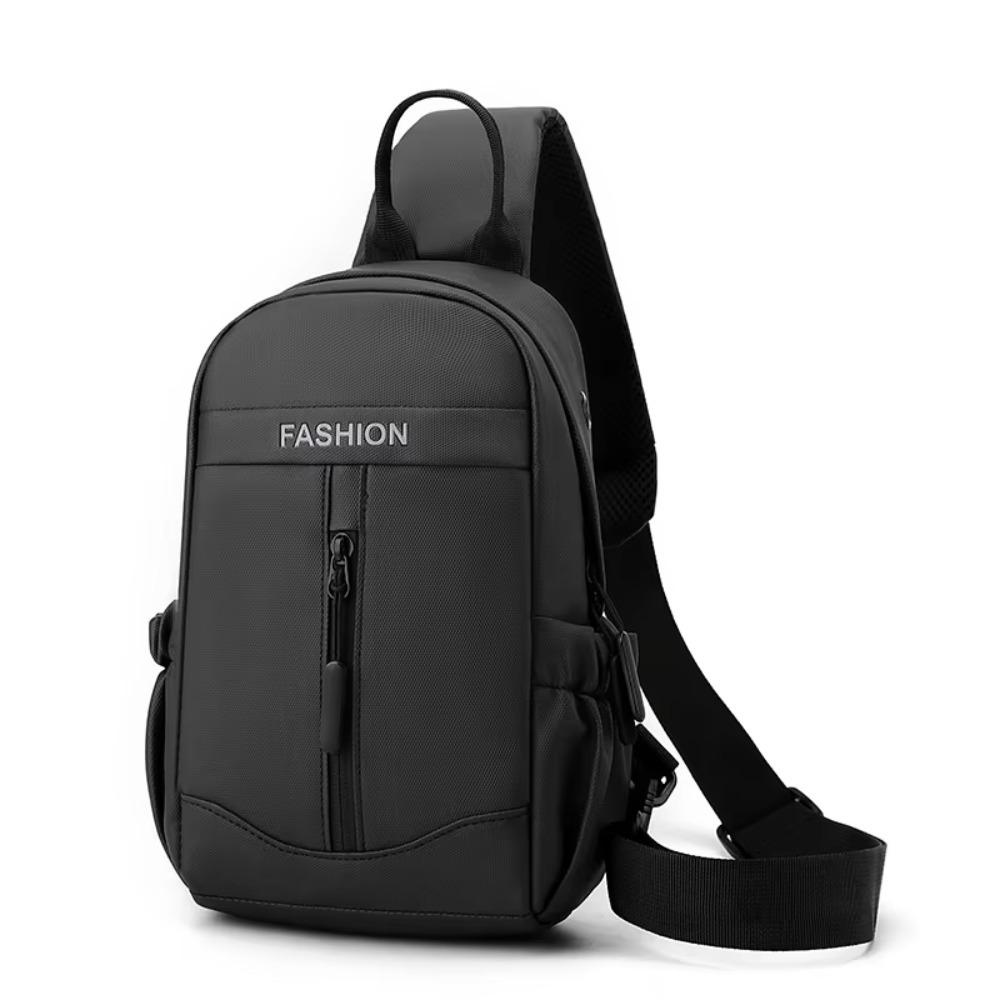 Commuting Nylon Sling Backpack Waterproof Male Crossbody Bag Single Shoulder Bag  Biking
