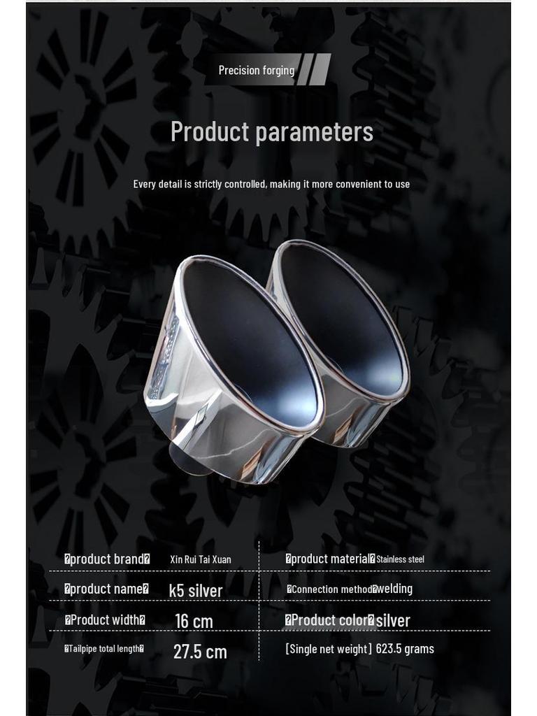 Rura wydechowa ze stali nierdzewnej do Sonata, Kia K5, Sportage, KX5