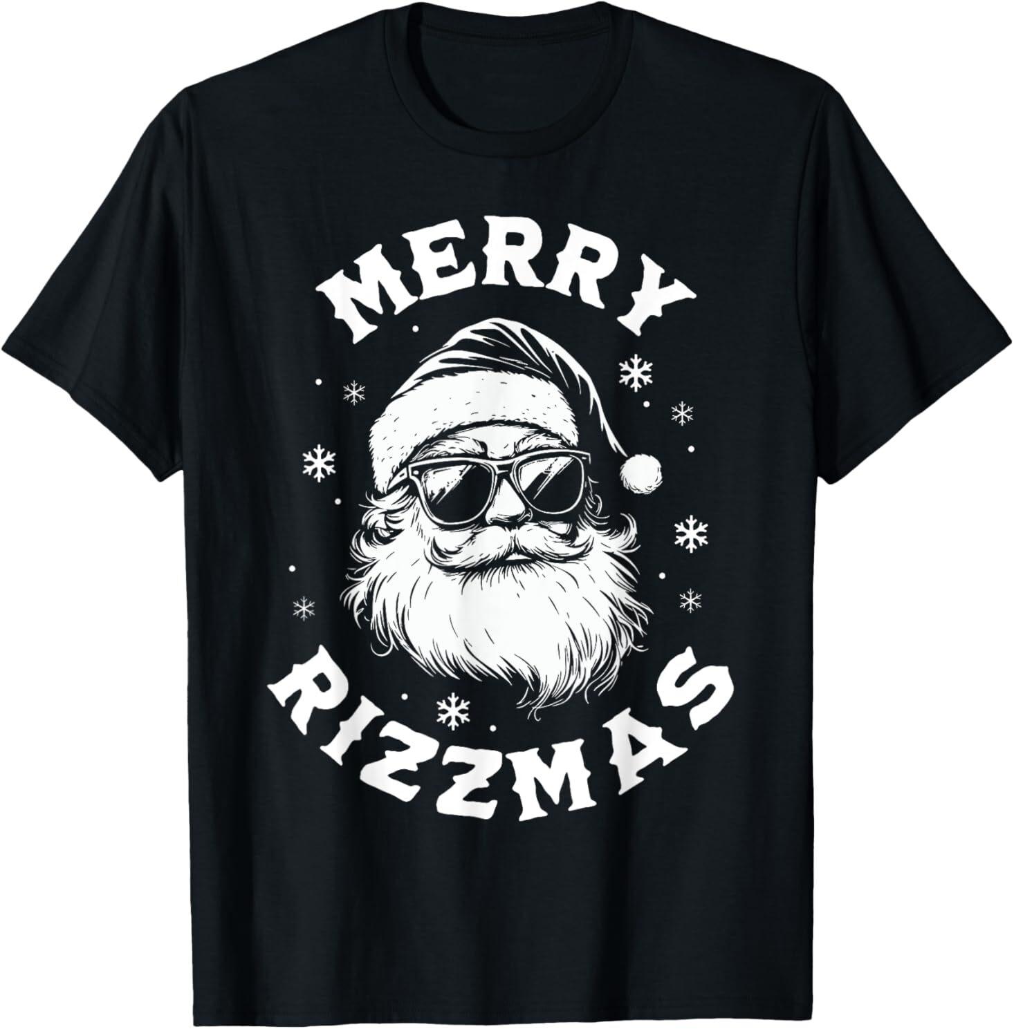 Merry Rizzmas Teens School Funny Christmas Santa Claus T-Shirt Mens Womens Tees Top 4XL