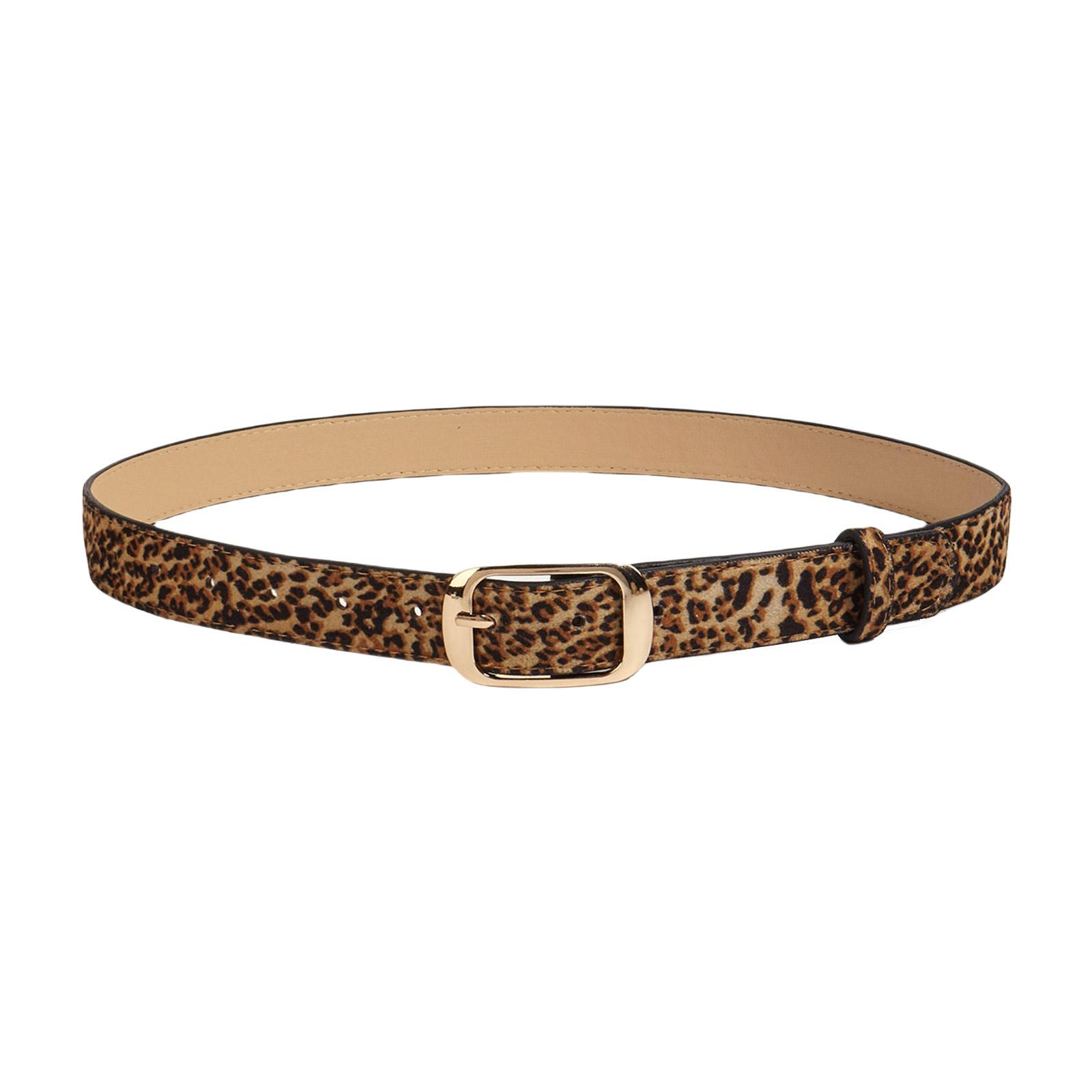 

Уникальный поясной ремень с леопардовым принтом и цепочкой для ковбоя, ковбойки, стильная пряжка, ретро пояс, поясная цепочка A