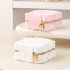 Jewelry Box Mini Leather Storage Case With Zipper For Travel And Gift Giving