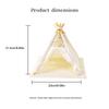 1/12 Scale Doll House Camping Tent Cotton Fabric Miniature Playtent Scene Accessory With Realistic Design Doll Decoration