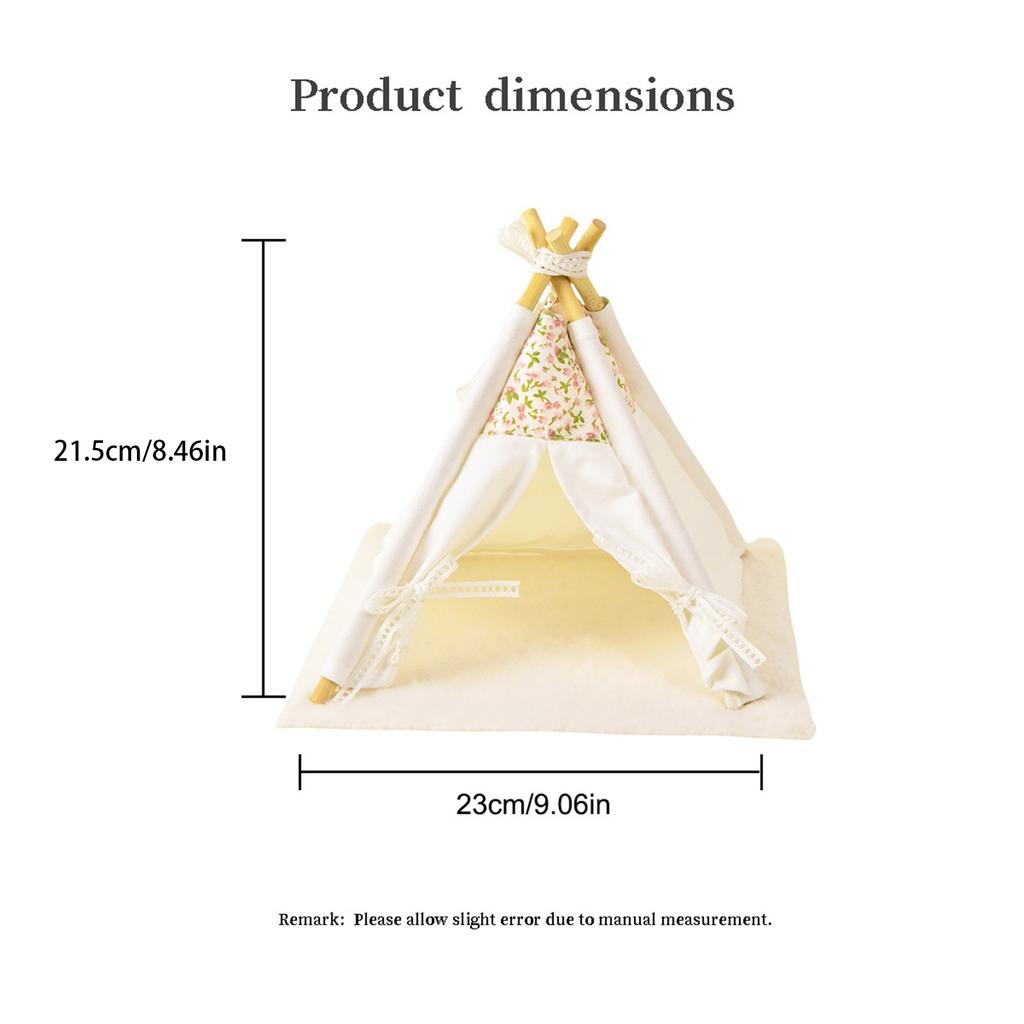 1/12 Scale Doll House Camping Tent Cotton Fabric Miniature Playtent Scene Accessory With Realistic Design Doll Decoration