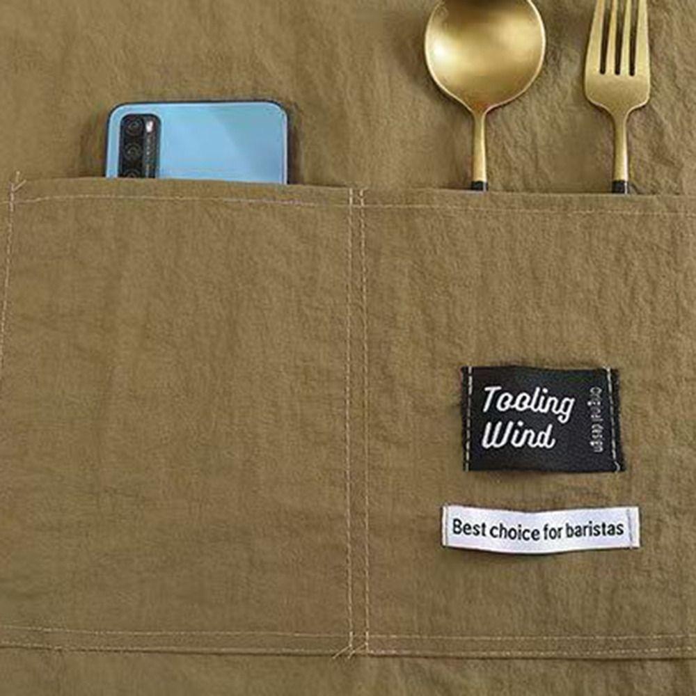 Oil-proof Kitchen Apron Anti-fouling Cooking Baking Bibs Creative Chef Apron  for Home Kitchen