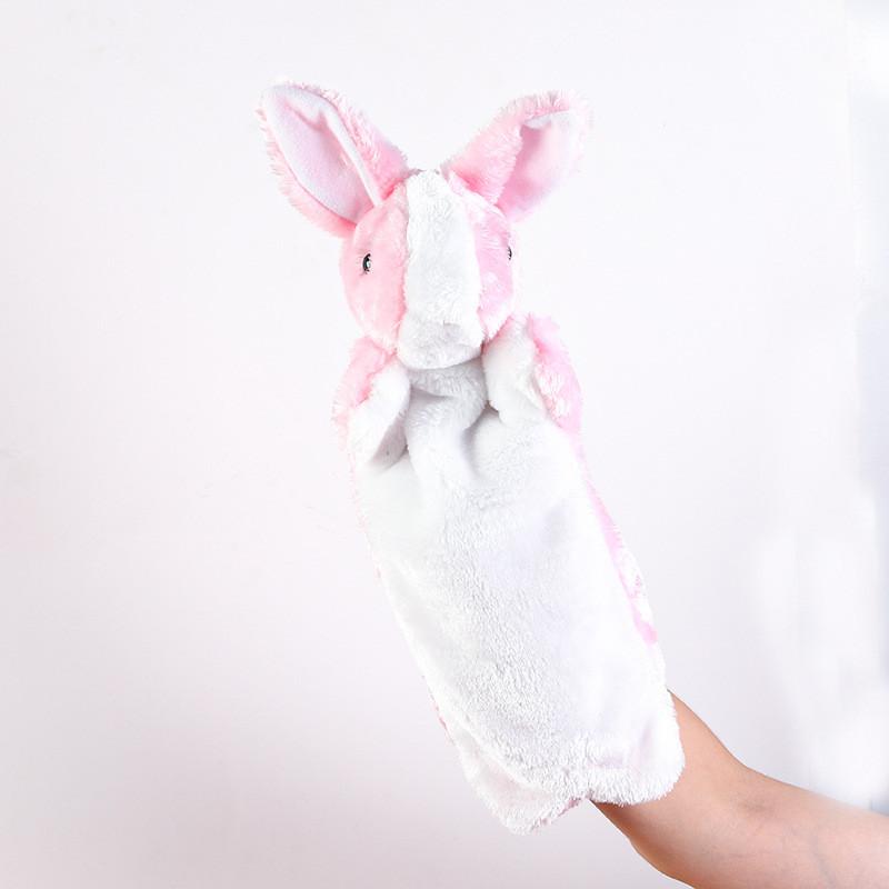 Fox Wolf Rabbit Plush Animal Hand Puppet Toy For Kids With Interactive Features