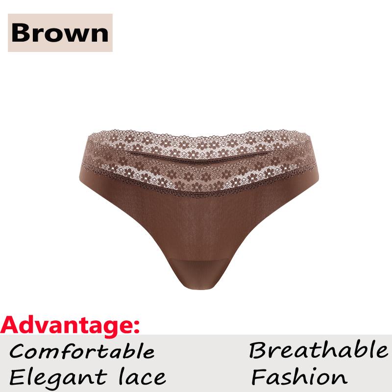 FINETOO 1 Stück Damen Übergröße Spitze Taille Nahtlose Unterwäsche, Weich, Bequem, Modisch, Atmungsaktiv, Schnelltrocknend Niedliche Unterwäsche S-XXL