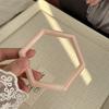 Color Smudged Hexagonal Acrylic Bracelet Retro Simple And Versatile Bracelet Style Jewelry