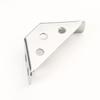 Set of 20 Triangle Mounting Connectors Stainless Steel Corner Brackets Convenient for Strengthening Furniture Joints
