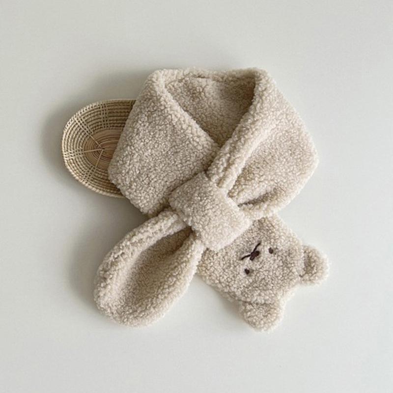 

Милые плюшевые детские перчатки, варежки для малышей с вышивкой медведя, зимние толстые теплые кашемировые детские перчатки с полными пальцами