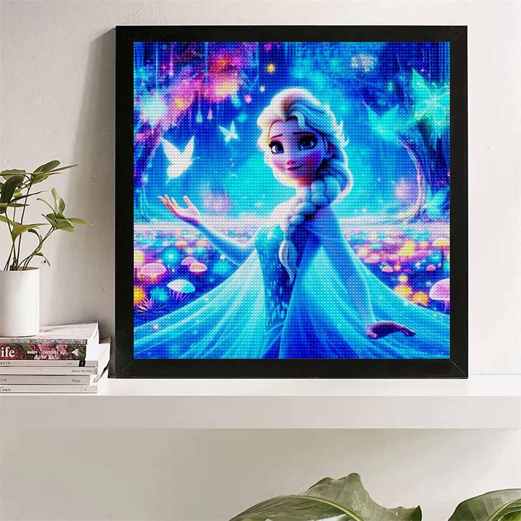 5D DIY Diamond Painting Decorative Beautiful Princess Full Round Drill Scenery Diamond Embroidery Cross Stitch Kits Home Decor Gift