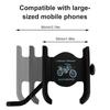 Aluminum Alloy Bike Phone Holder GPS Bracket Rear View Mirror Mount Clip Moto Handlebar For Xiaomi iPhone Samsung Huawei Phone