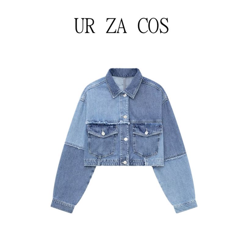 Fashion Wind New Arrival Fashion Women's Fashion Clothing Loose Easiest for Match Patchwork Denim Jacket Coat 6164105 427