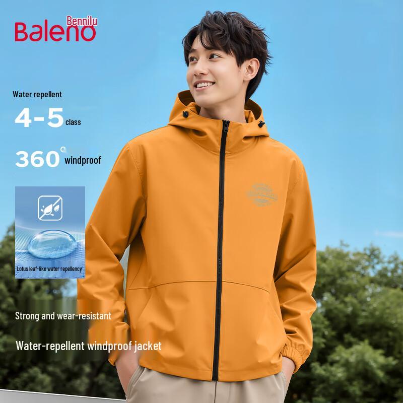 Baleno Men s Spring Windproof Waterproof Hooded Jacket 2XL