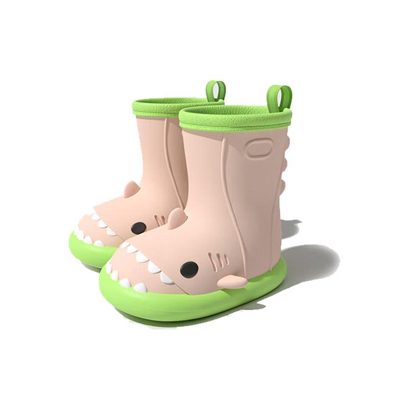 Zhuopu Cute Shark Kids  Rain Boots