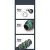 Collapsible Water Bottle, Reuseable BPA Free Silicone Foldable Bottles Portable Hiking Cup for Outdoor Mountaineering Tours