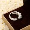 Hot Brand Vintage Women's Rings Luxury Jewelry For Women Full Diamond Leopard  Leopard Shape Pure 925 Silver Lady Party Rings