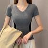 NOME Women's Ribbed Short Sleeve T-Shirt