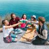 Picnic blanket beach mat insulation waterproof handle lightweight thick 200x200