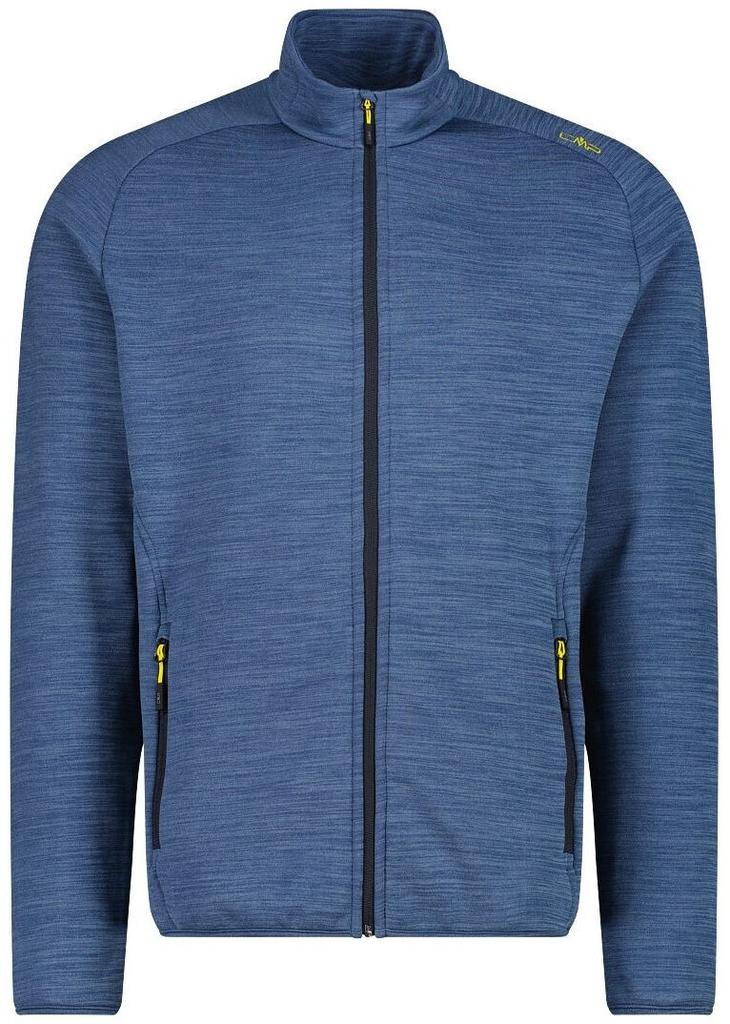 Куртка CMP Мужская куртка из меланжа Stretch Performance Fleece (30E9707) stretch Fleec (30E9707) bluestone mel.