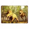 Dinosaur Retro Metal Tin Sign Wall Decor 20x30cm