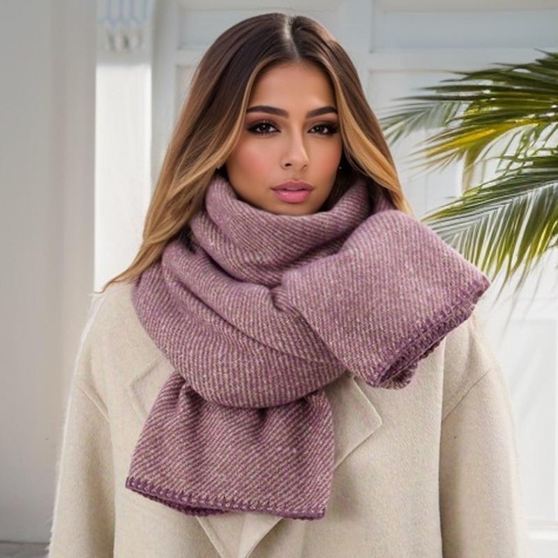 Neuer Winter Schal Kaschmir Marke Damen Schal Luxus Hahnentritt Dick Warm Pashmina Wickeltuch Hijab Foulard Bufanda Damen Stolen