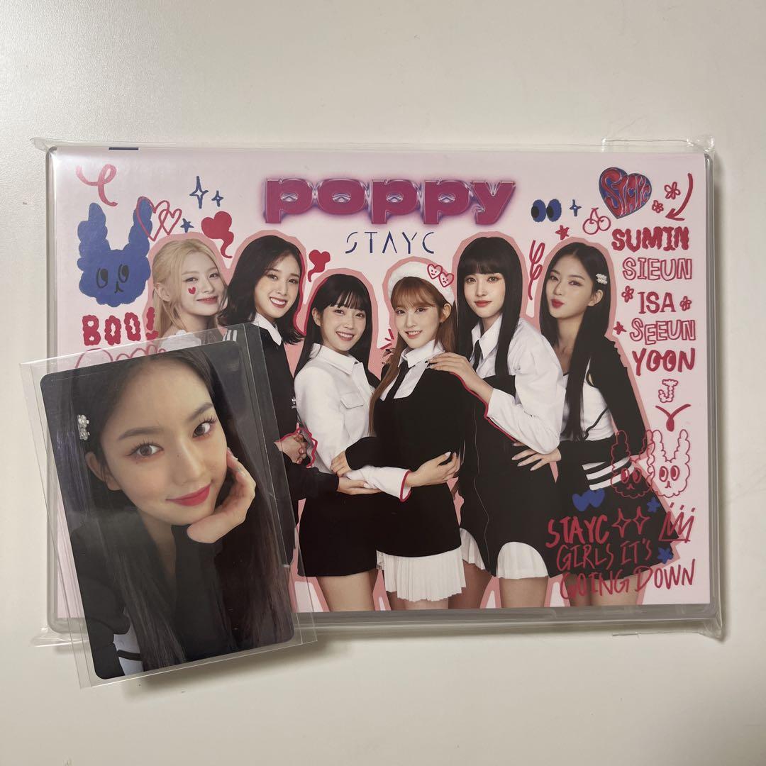 

[USED] stayc POPPY first limited edition cd dvd trading card Aisa