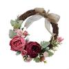 Vine Wreath 10.24Inch Spring Wreath for Front Door Hallway Garden Farmhouses X3UC