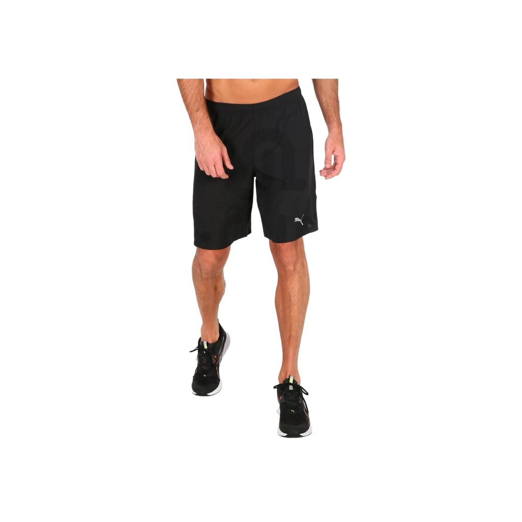 Puma Reflective Logo Training Shorts Men Bottoms Black 518962-04