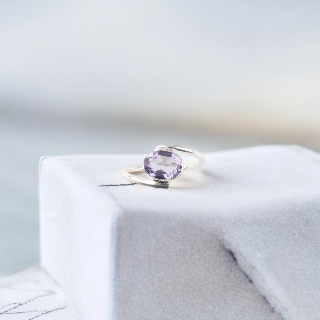 Iolite Gemstone 925 Sterling Silver Jewelry Handmade Ring For Anniversary Gift RR-31-17