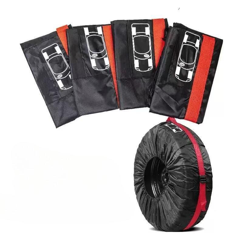 1Pc Car Spare Tire Cover All-inclusive Tire Cover Waterproof and Dustproof Oxford Cloth Spare Tire Cover Snow Tire Cover Protective Storage Cover
